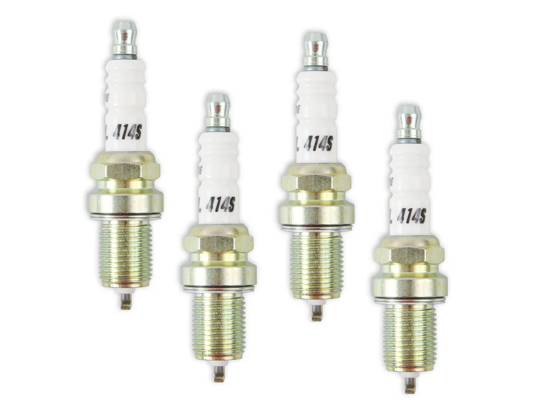 0414S-4 – ACCEL PLUGS Spark Plug, Non Resistor Copper Electrode Core Material Copper Electrode Tip Material Shorty Pl...